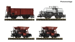 Fleischmann 6660120 - N - 4-tlg. Set Güterzug, DRG, Ep. II